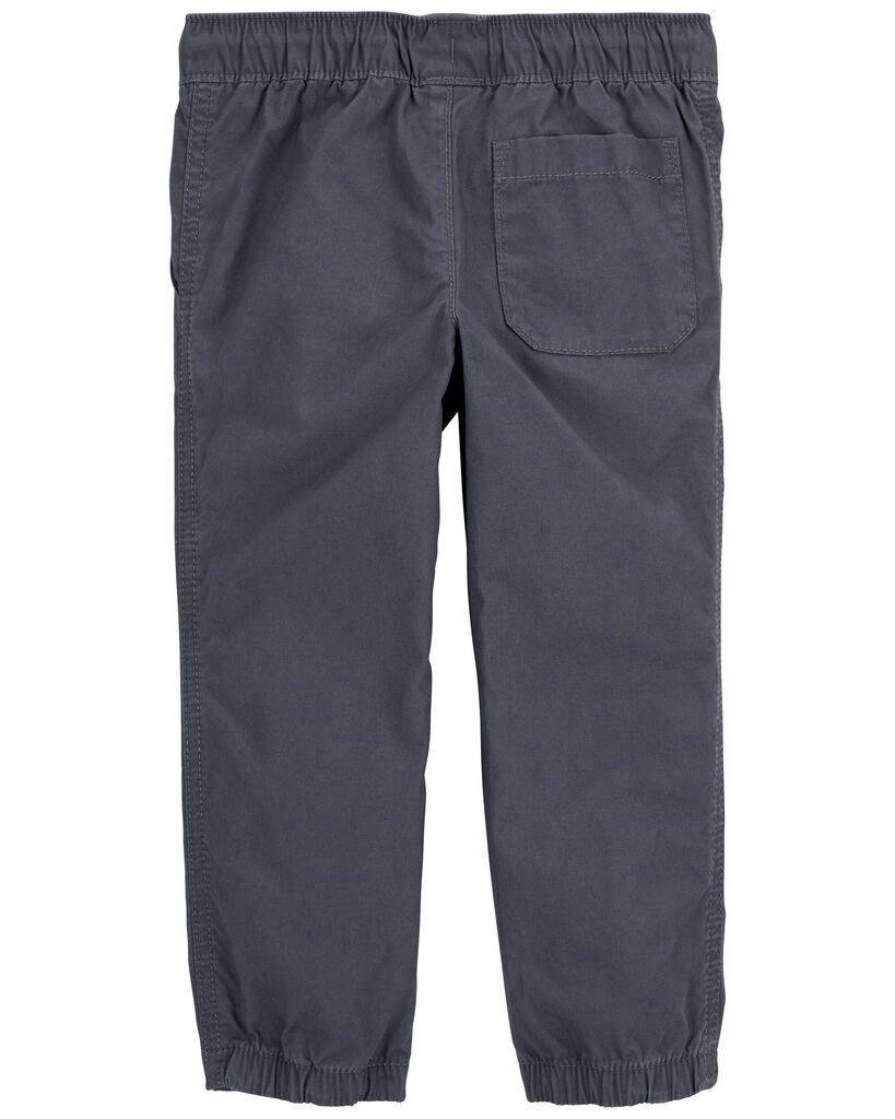 slide 2 of 3, Carter's Toddler Drawstring Joggers Grey 4T, 1 ct