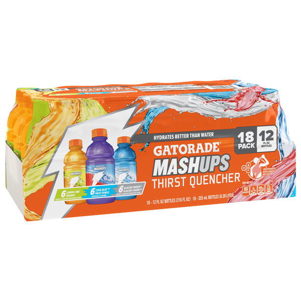 slide 1 of 1, Gatorade Mashups Variety 18/12 Oz, 18 ct; 12 fl oz