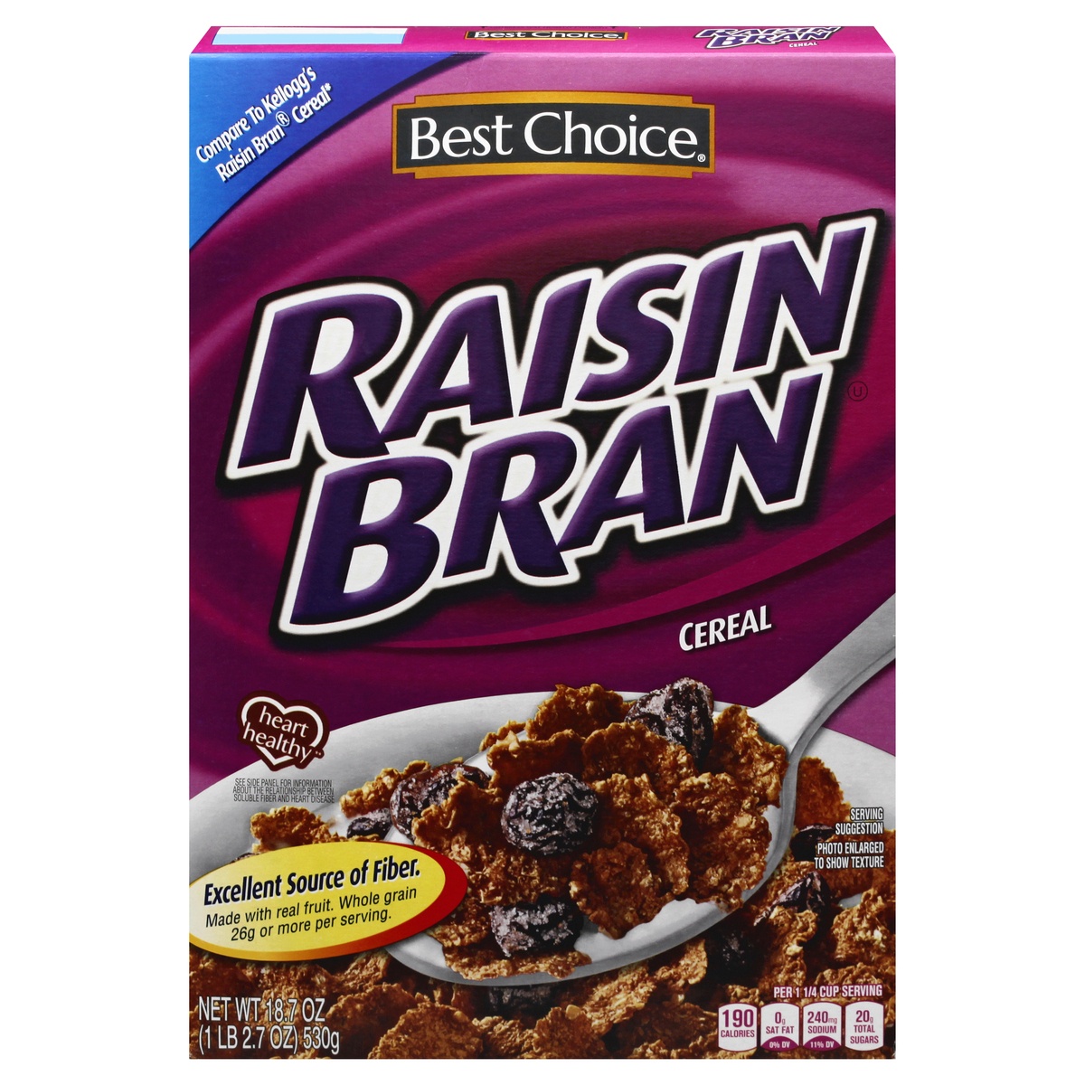 slide 1 of 1, Best Choice Raisin Bran, 18.7 oz