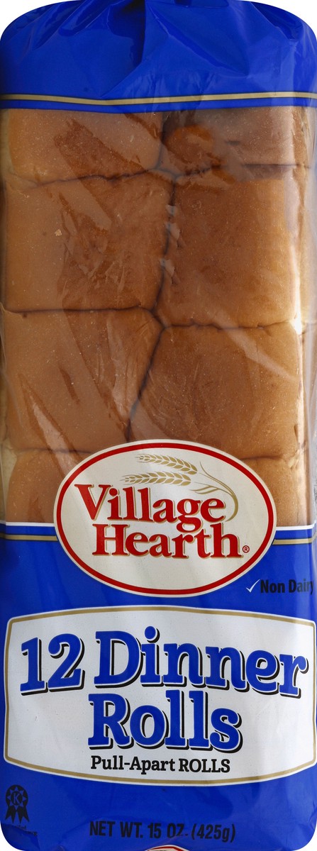slide 3 of 6, Village Hearth Dinner Rolls 12 ea, 12 ct