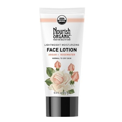 slide 1 of 3, Nourish Organic Lightweight Moisturizing Face Lotion, 1.7 oz