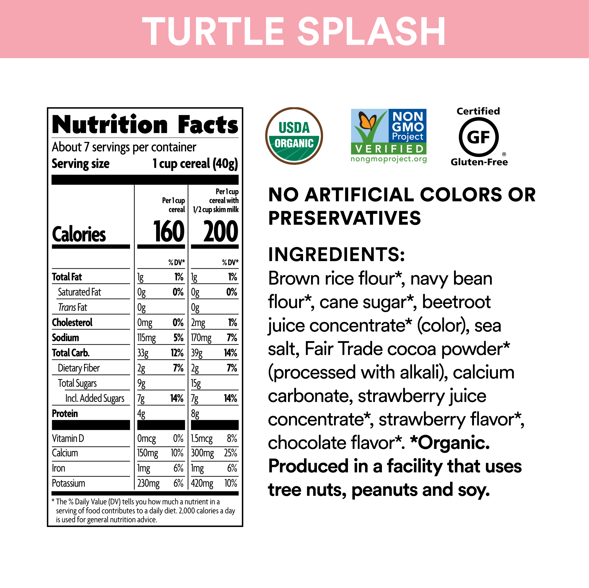 slide 6 of 6, Nature's Path EnviroKidz Strawberry Chocolate Turtle Splash Cereal, 10 oz