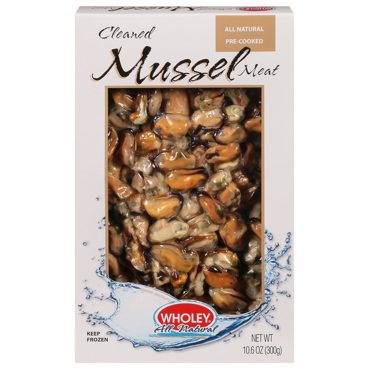 slide 1 of 1, Wholey Wholy Mussel Meat, 10.6 oz