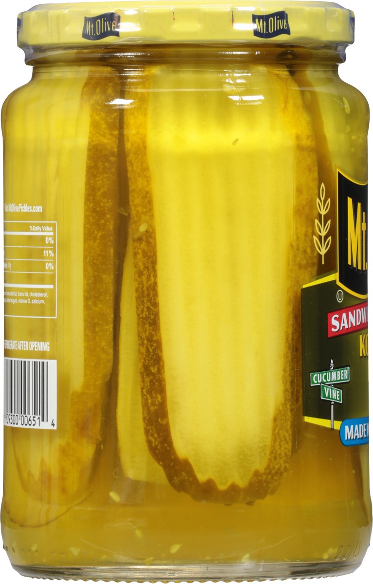 slide 2 of 9, Mt. Olive Sandwich Stuffers Kosher Dill Pickles 24 fl oz, 24 fl oz