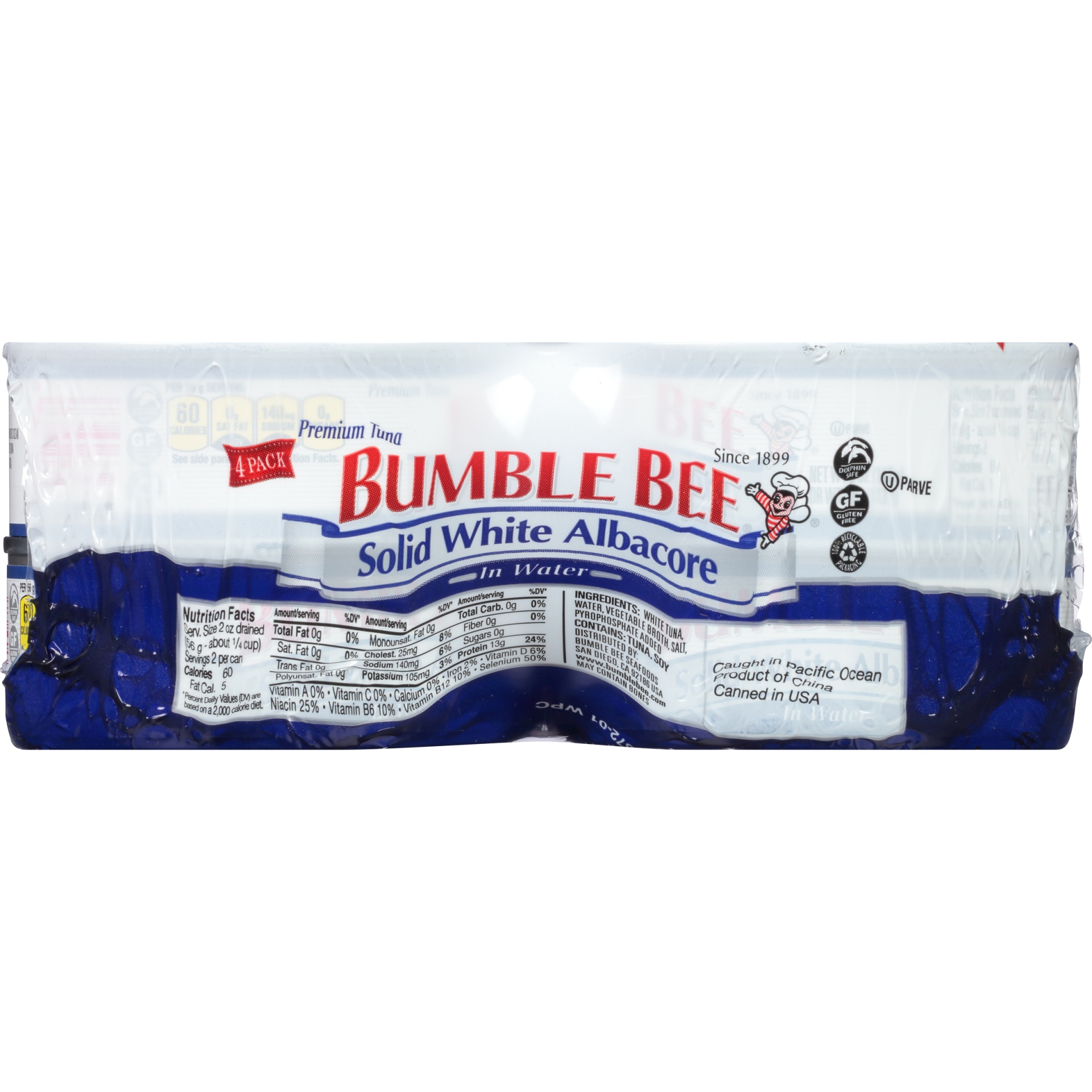 slide 6 of 8, Bumble Bee Solid White Albacore Tuna in Water, 20 oz