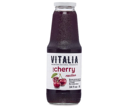 slide 1 of 1, Vitalia Sour Cherry Nectar Beverage, 34 Oz., 34 oz