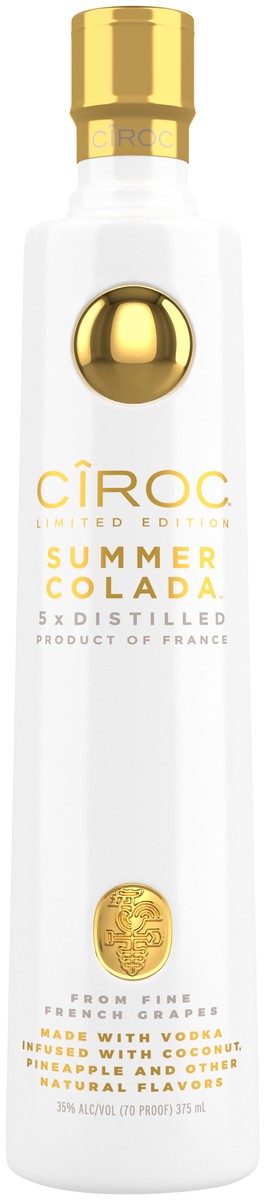 slide 1 of 4, Ciroc Summer Colada Vodka, 375 ml