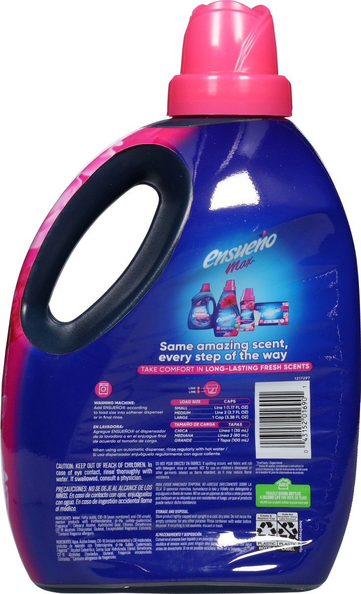 slide 6 of 9, Ensueno Max HE Spring Fresh Fabric Softener 125 fl oz, 125 fl oz