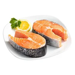 Farm Raised Atlantic Salmon Steaks