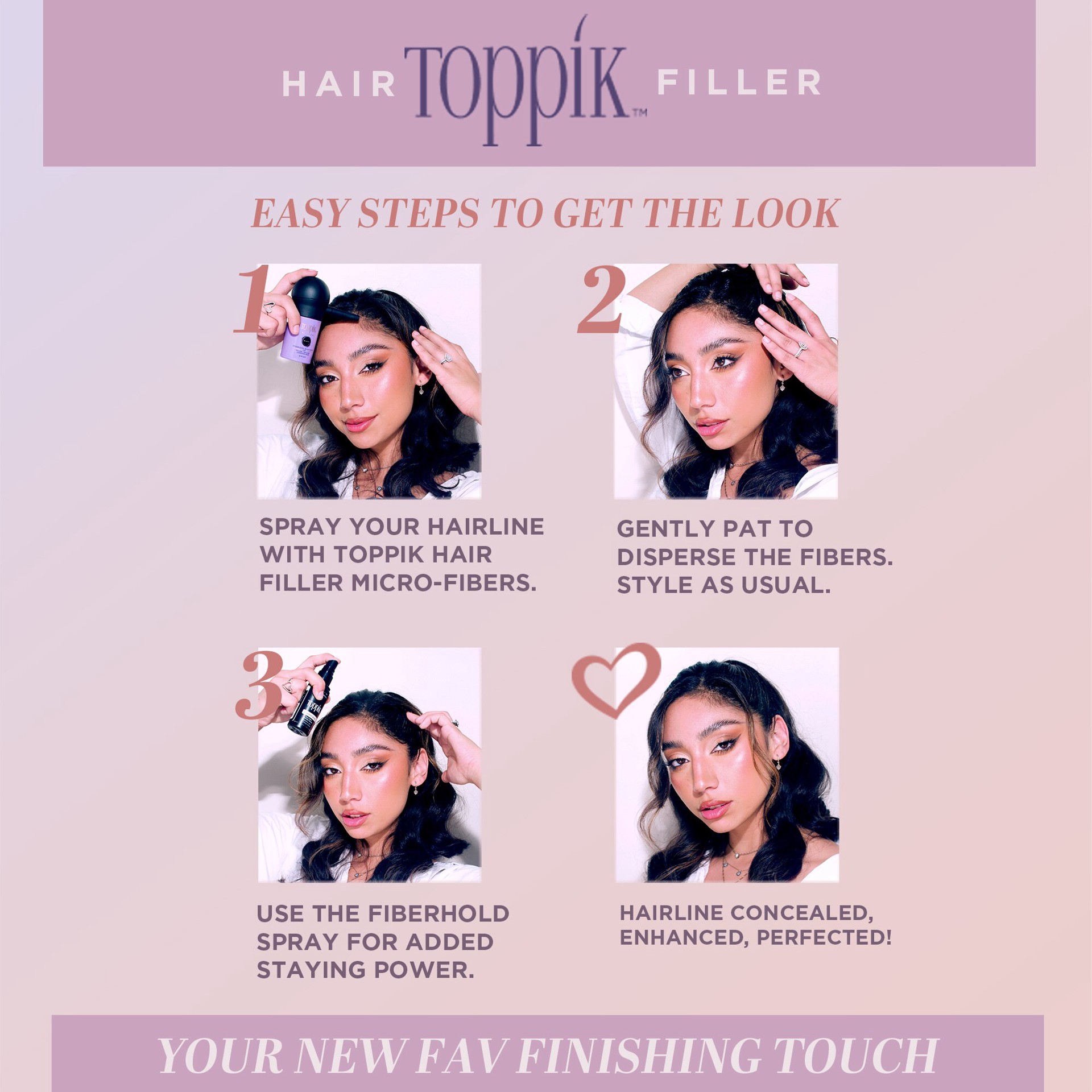 slide 3 of 3, Toppik Hair Perfecting Duo, 1 ct