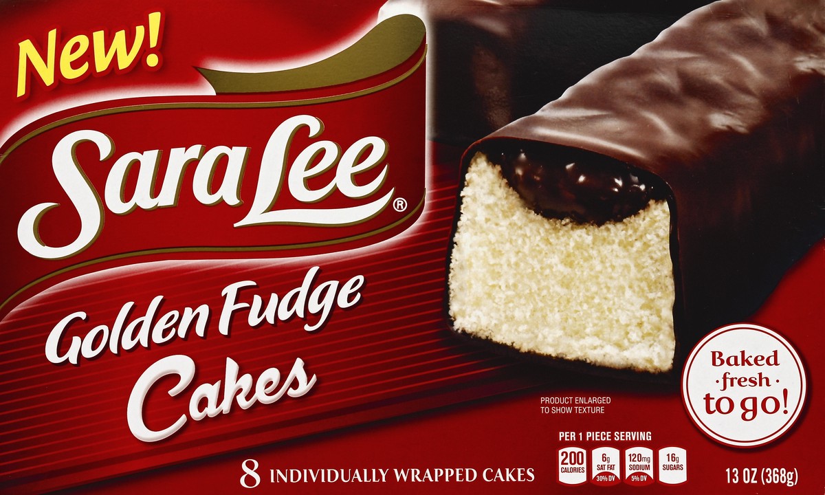 slide 4 of 4, Sara Lee Golden Fudge Cakes, 8 ct