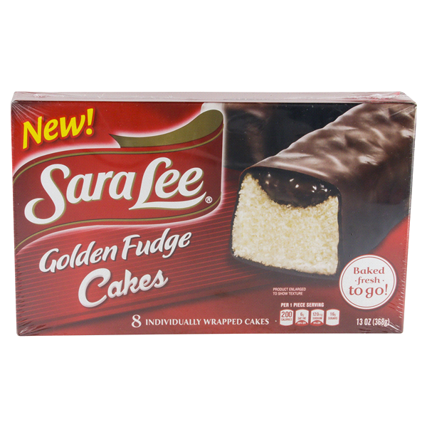 slide 1 of 4, Sara Lee Golden Fudge Cakes, 8 ct