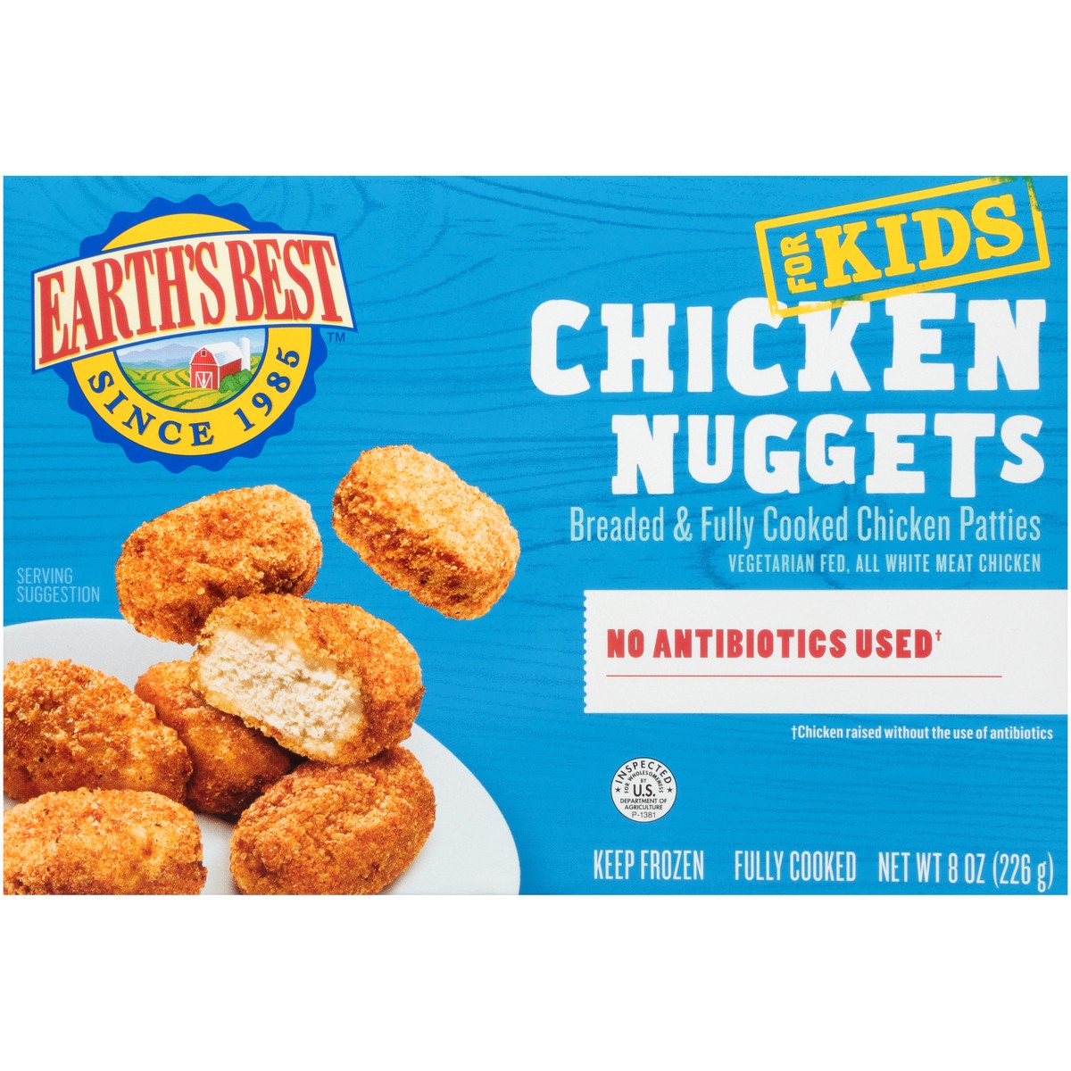 slide 1 of 8, Earth's Best Chicken Nuggets for Kids 8 oz. Box, 8 oz