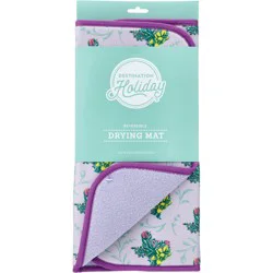 Destination Holiday Easter Reversible Drying Mat - Floral Texas