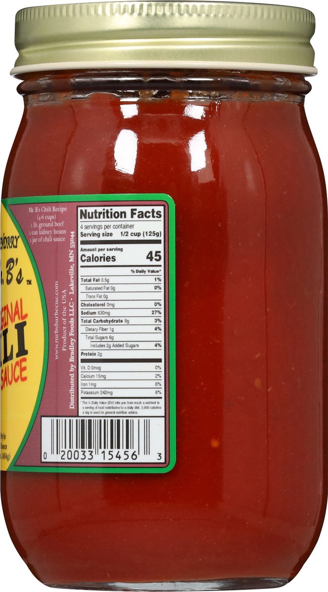 slide 7 of 15, Mr. B's Original Chili Sauce, 16 oz