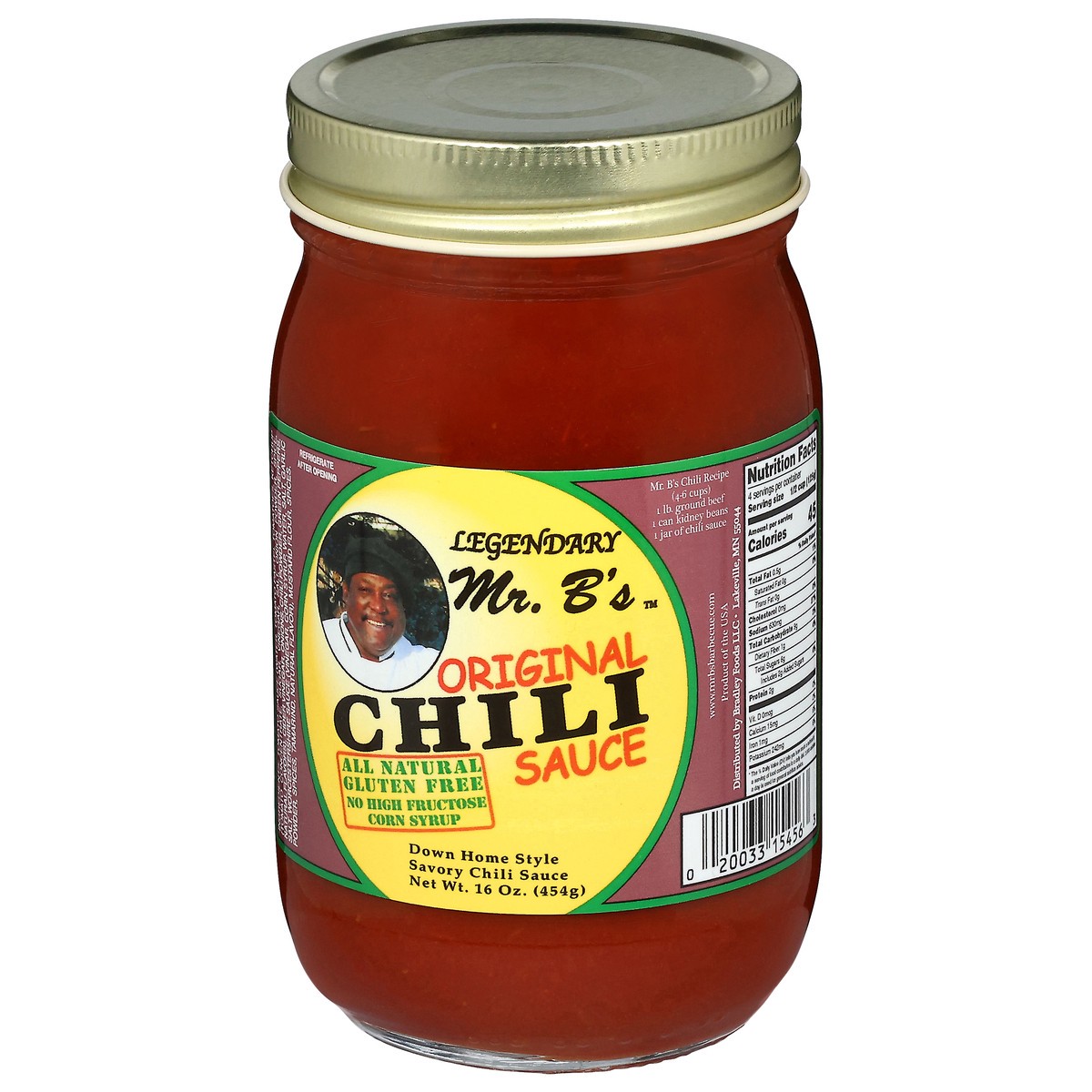 slide 6 of 15, Mr. B's Original Chili Sauce, 16 oz