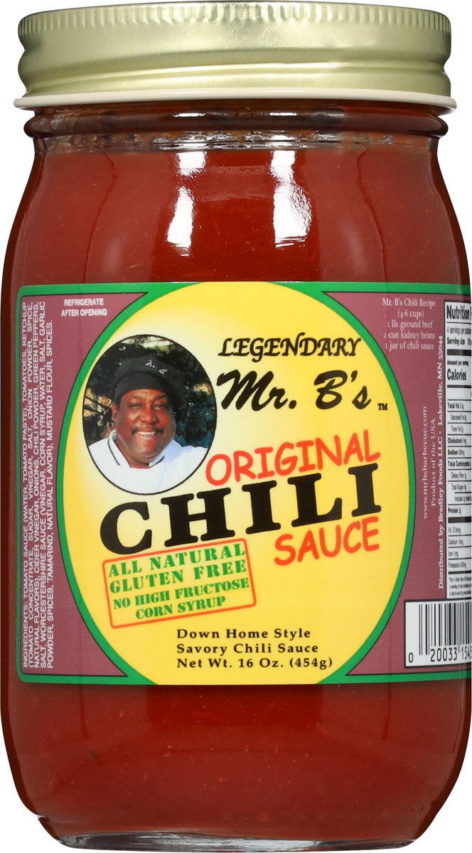 slide 8 of 15, Mr. B's Original Chili Sauce, 16 oz