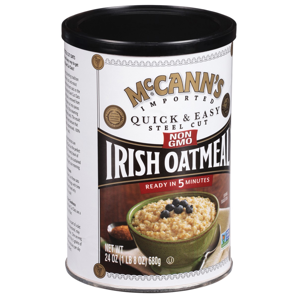 slide 2 of 8, McCann's Oatmeal, 24 oz