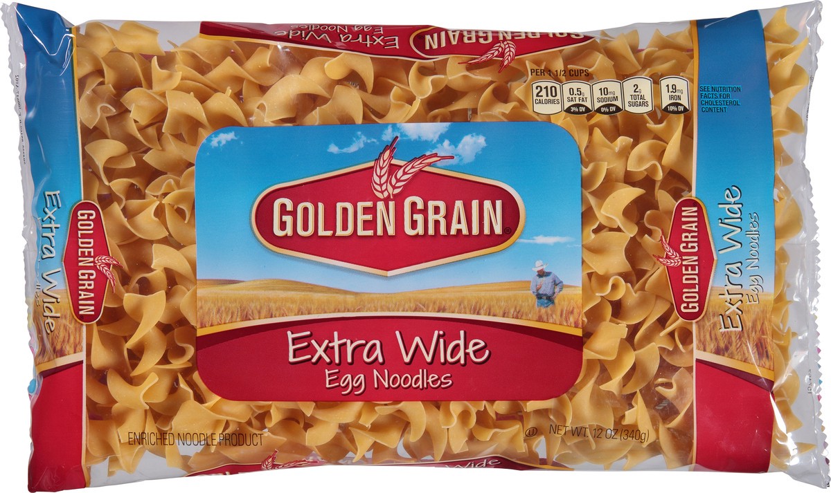 slide 13 of 14, Golden Grain Extra Wide Egg Noodles 12 oz, 12 oz