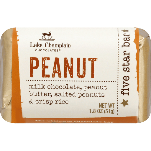 slide 2 of 2, Lake Champlain Chocolates Peanut Bar, 1.8 oz