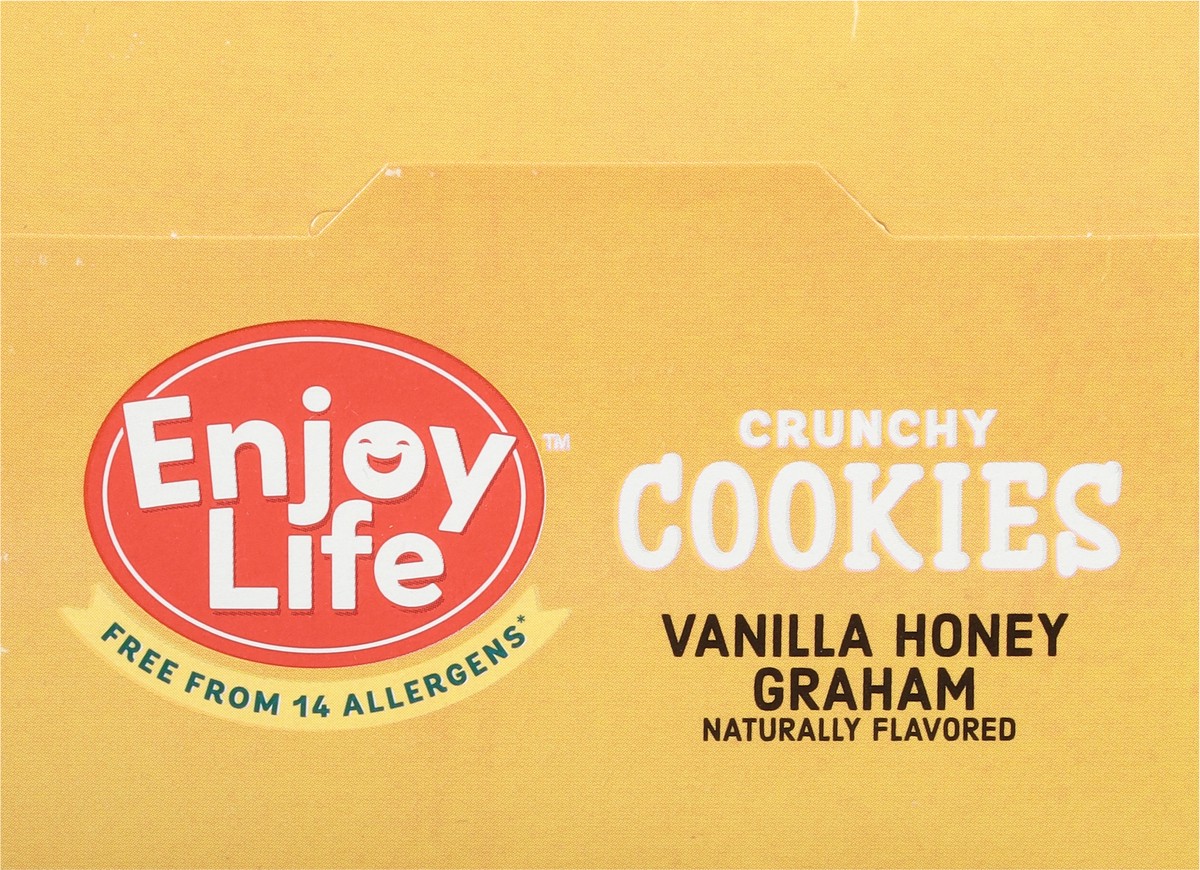 slide 5 of 9, Enjoy Life Crunchy Vanilla Honey Graham Cookies, 6.3 oz Box, 6.3 oz