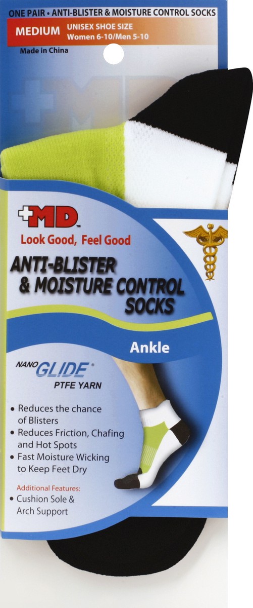 slide 2 of 2, +MD MD Socks 1 ea, 1 ct