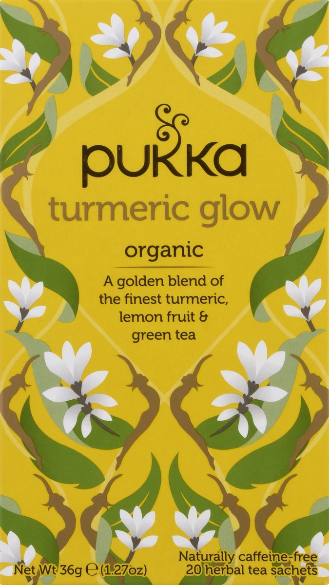 slide 3 of 12, Pukka Organic Herbal Tea Tumeric Glow Tea, 20 Tea Bags - 20 ct, 20 ct