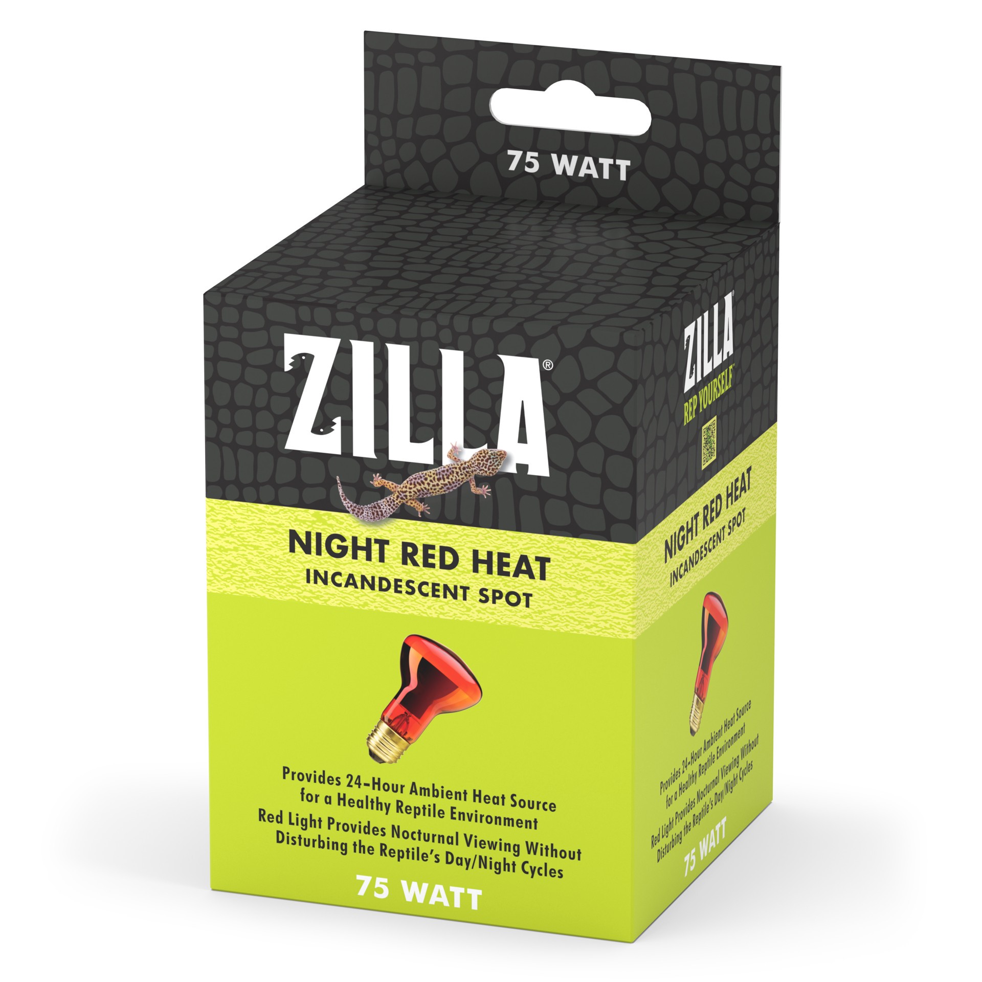 slide 1 of 6, Zilla Incandescent Spot Bulbs Night Red 75 Watts, 1 ct