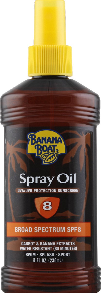 slide 2 of 2, BANANA BOAT-SUN Protect Tan Spf 8, 8 oz