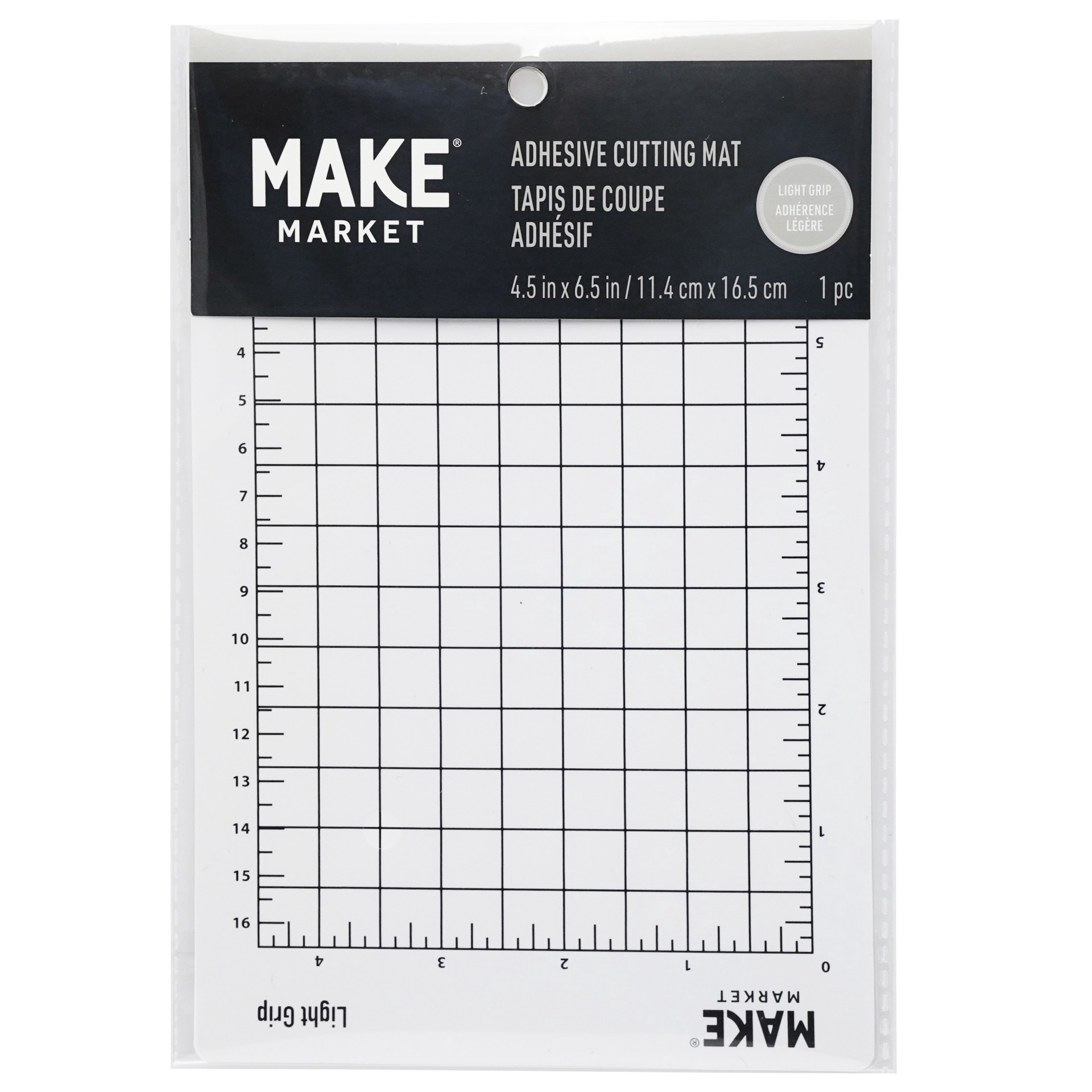 slide 3 of 3, 4.5" X 6.5" Light Grip Adhesive Cutting Mat By Make Market, 4.5 in x 6.5 in