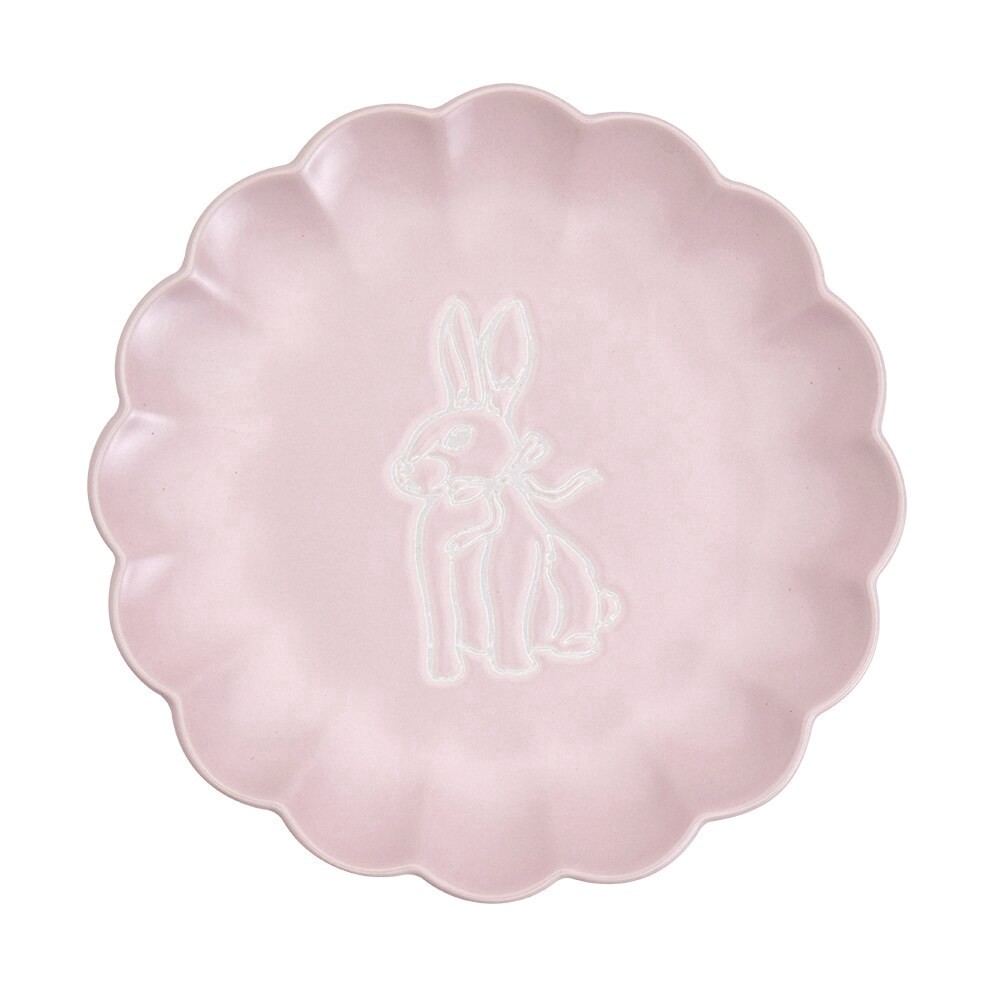 slide 4 of 4, SDS for HD Designs Scalloped Dessert Plate - Bunny, 7 in