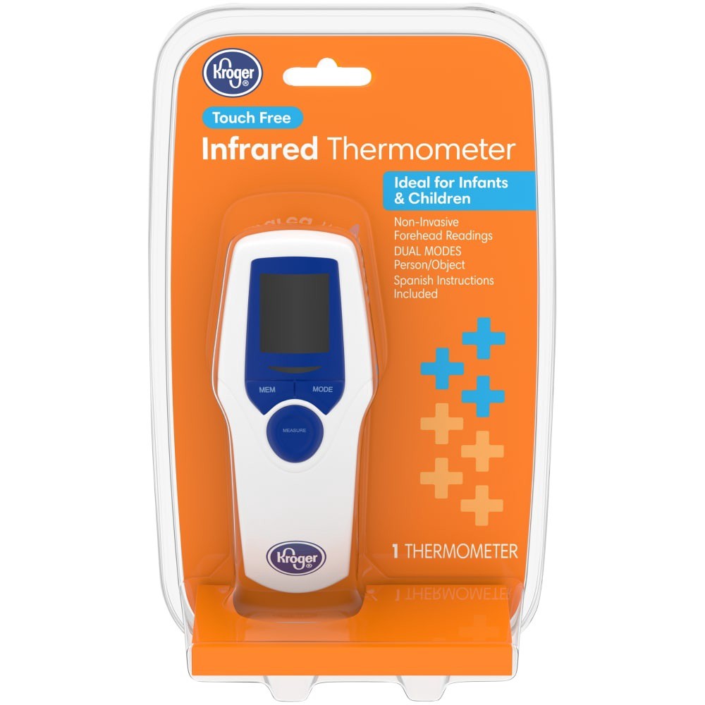 slide 3 of 3, Kroger Touch Free Infrared Thermometer, 1 ct