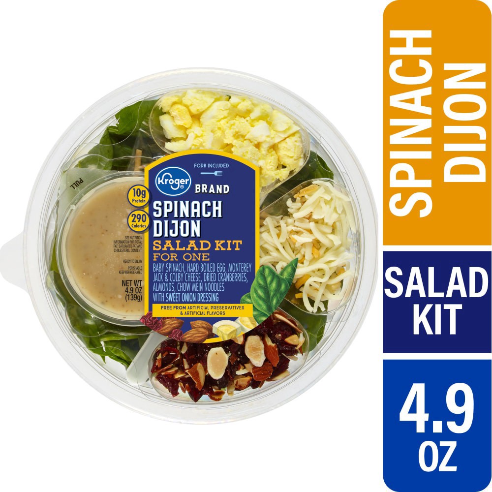 slide 3 of 4, Kroger® Spinach Dijon Salad Kit, 4.9 oz