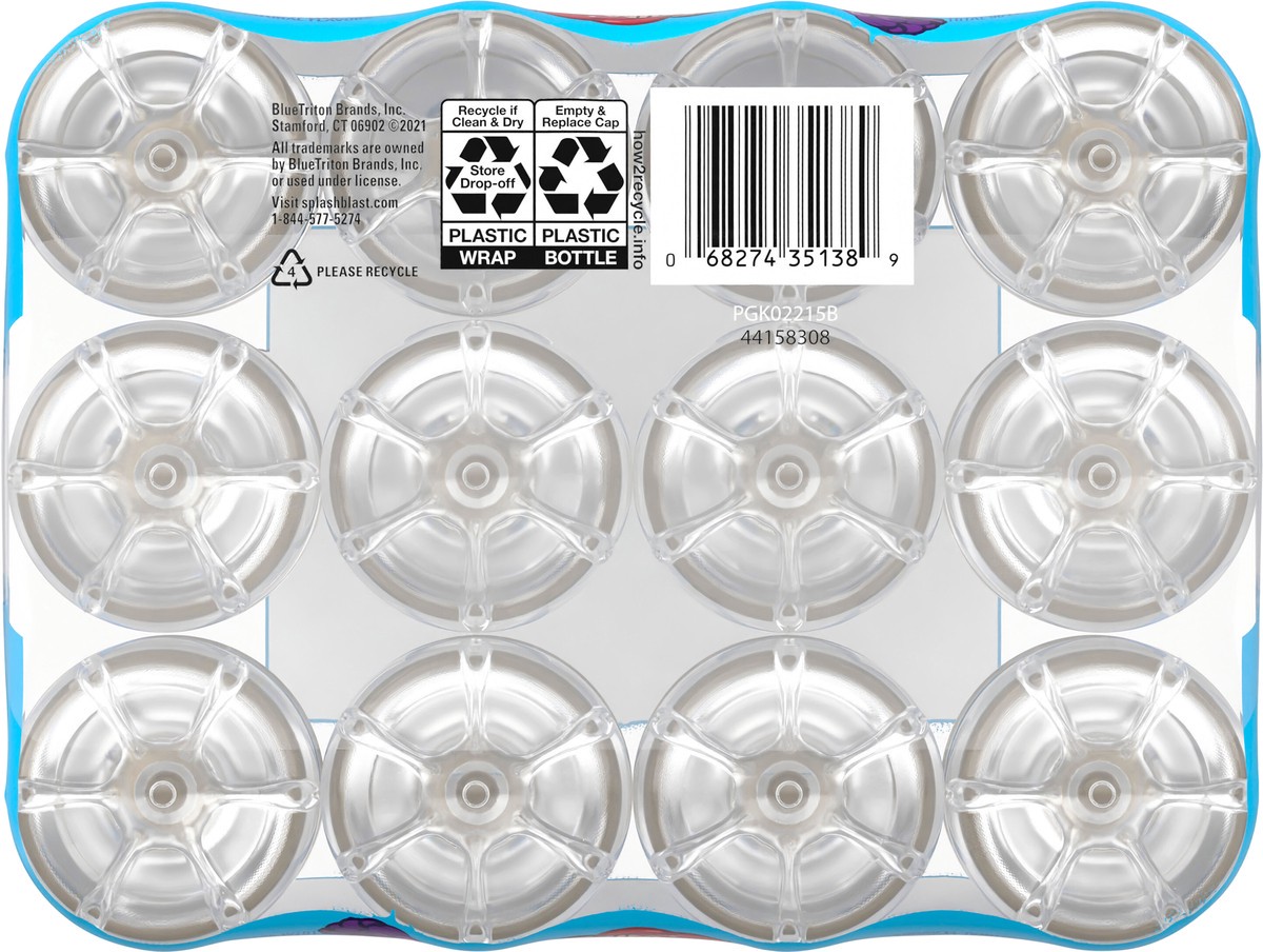 slide 2 of 7, Splash Refresher Wild Berry Flavored Water- 8 oz, 8 oz