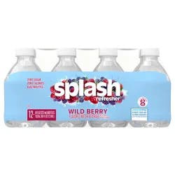 Splash Refresher Wild Berry Flavored Water- 8 oz