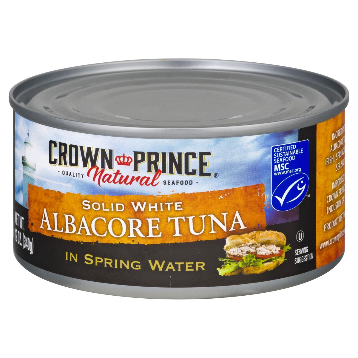 slide 6 of 9, Crown Prince Tuna Albacore Spring Wa, 12 oz