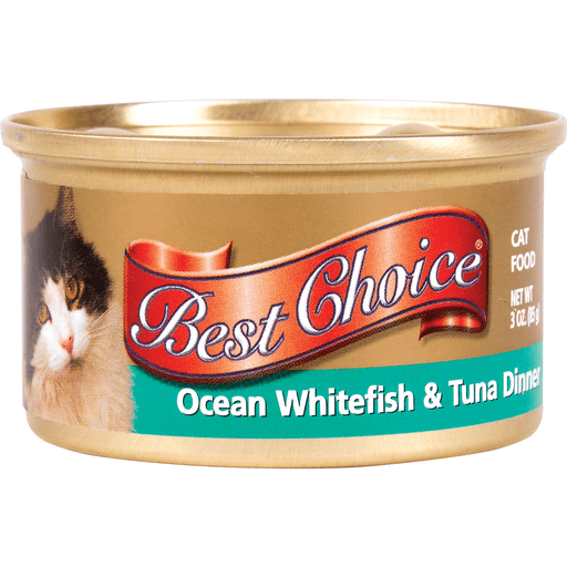 slide 1 of 1, Best Choice Ocean Whitefish & Tuna Dinner Canned Cat Food, 3 oz