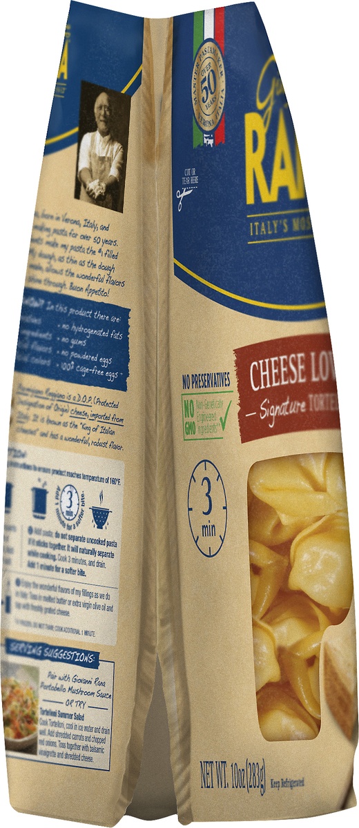 slide 4 of 7, Rana Cheese Lovers Tortellini, 10 oz