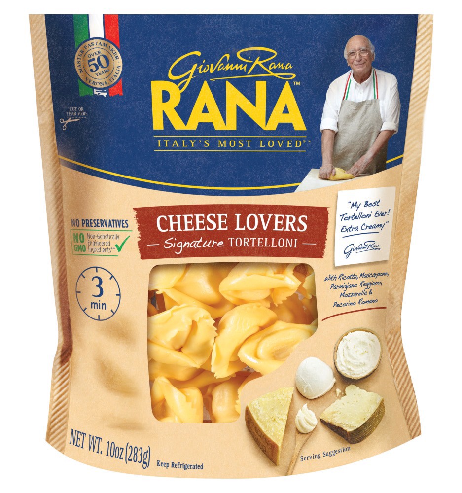 slide 1 of 6, Rana Cheese Lovers Tortelloni Refrigerated Pasta, 10 oz