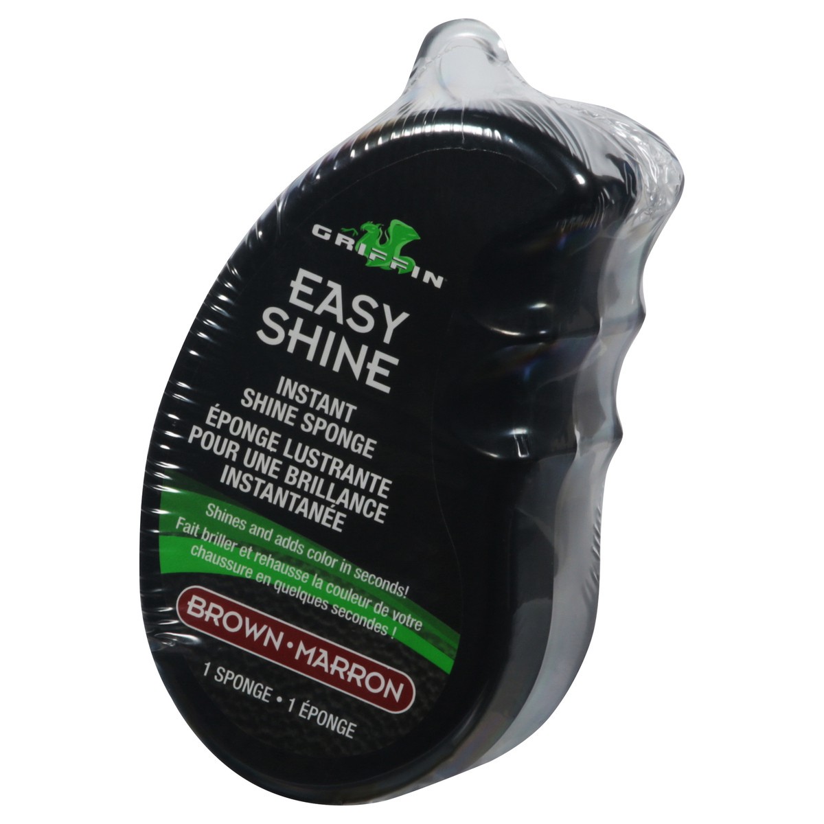 slide 2 of 9, Griffin Bros. Brown Easy Shine Instant Sponge 1 Each, 1 ct