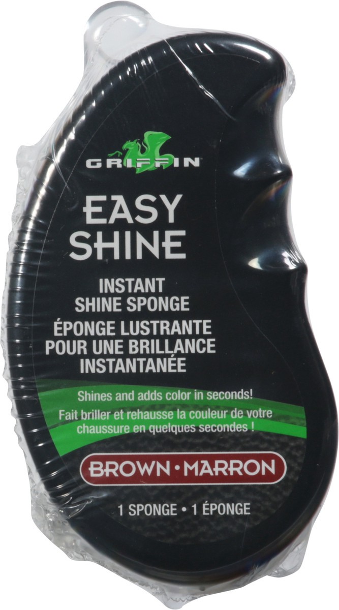 slide 8 of 9, Griffin Bros. Brown Easy Shine Instant Sponge 1 Each, 1 ct