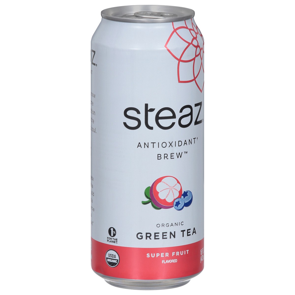 slide 2 of 9, Steaz Super Fruit Green Tea, 16 oz