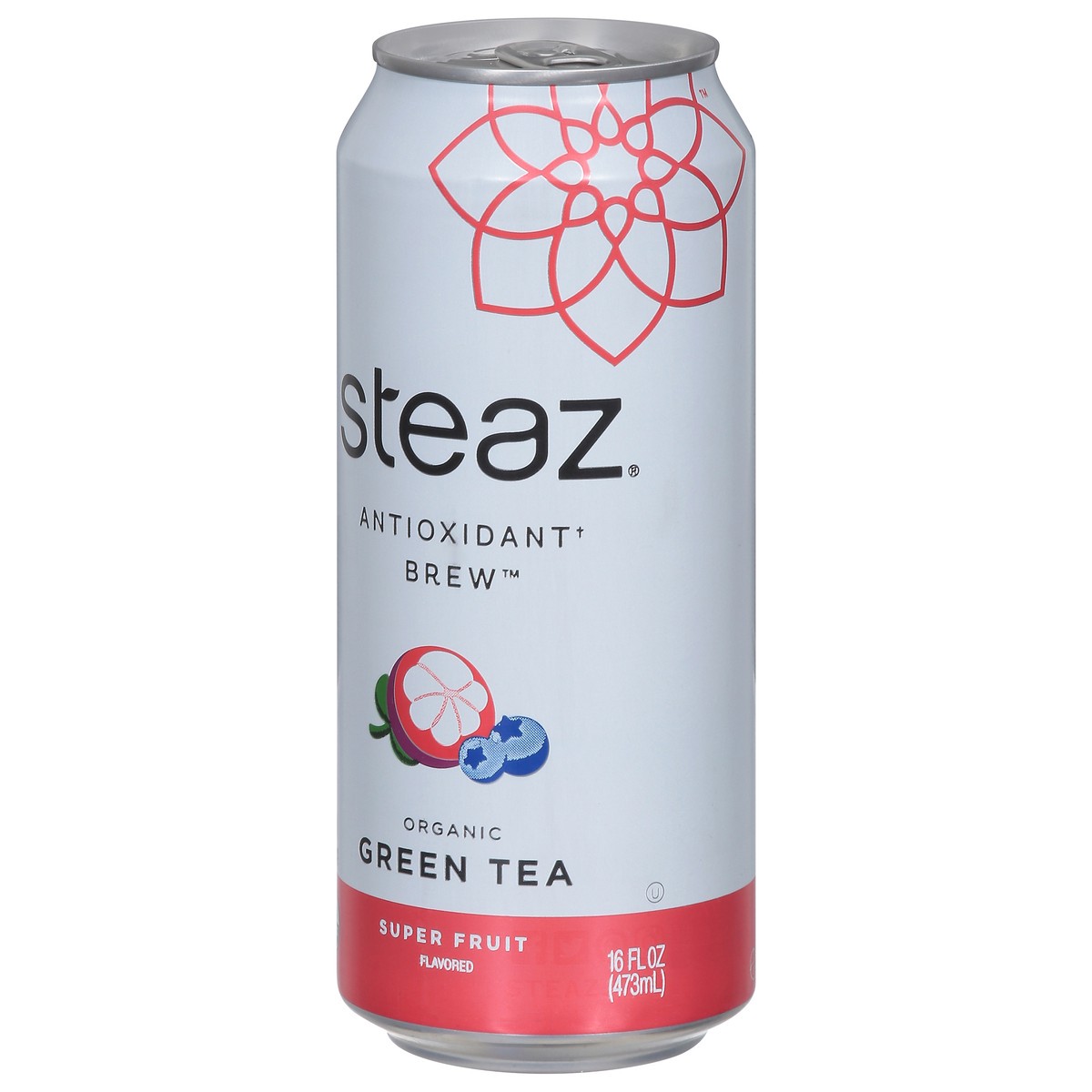 slide 9 of 9, Steaz Super Fruit Green Tea, 16 oz