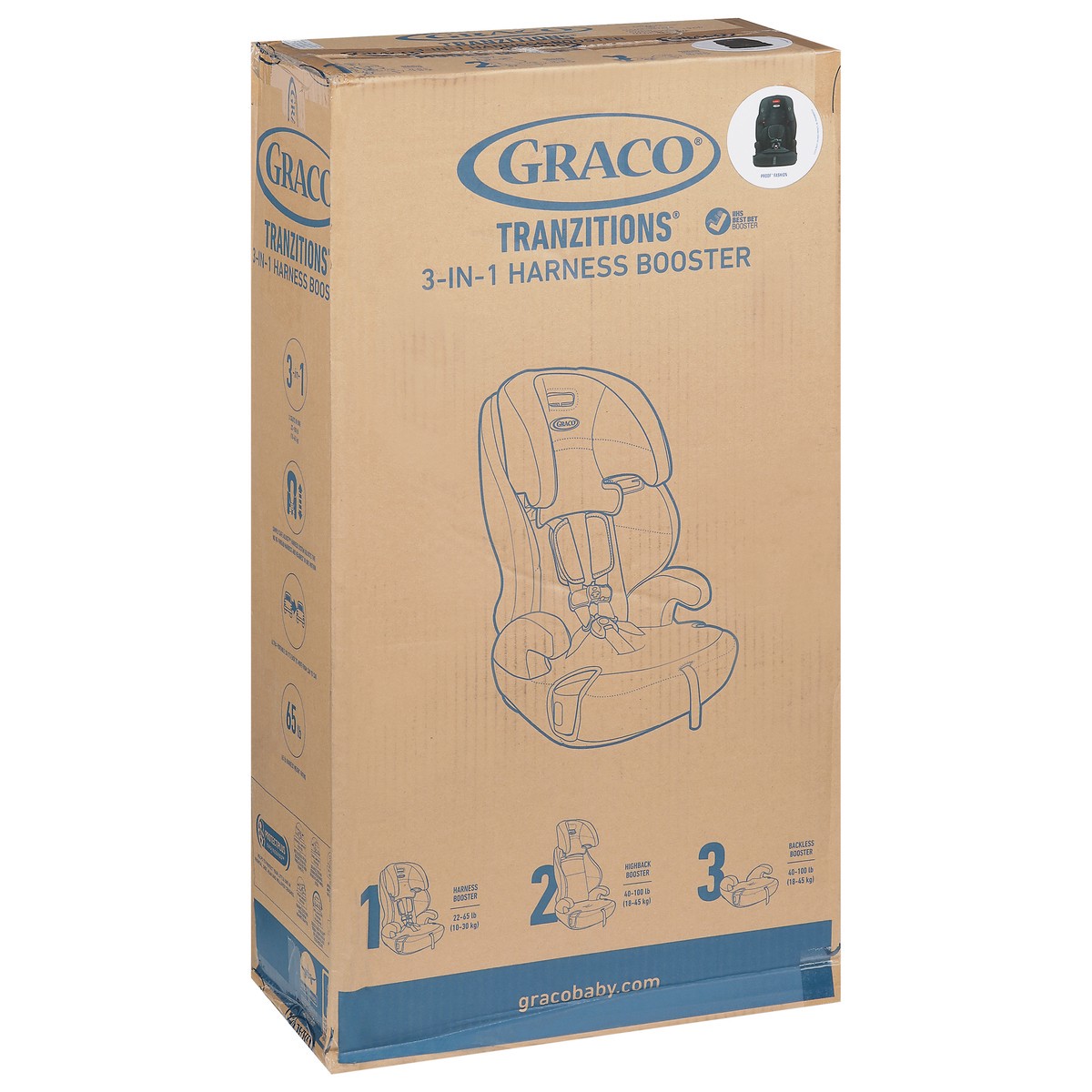 slide 4 of 9, Graco Tranzitions 3-in-1 Harness Booster 1 ea, 1 ct