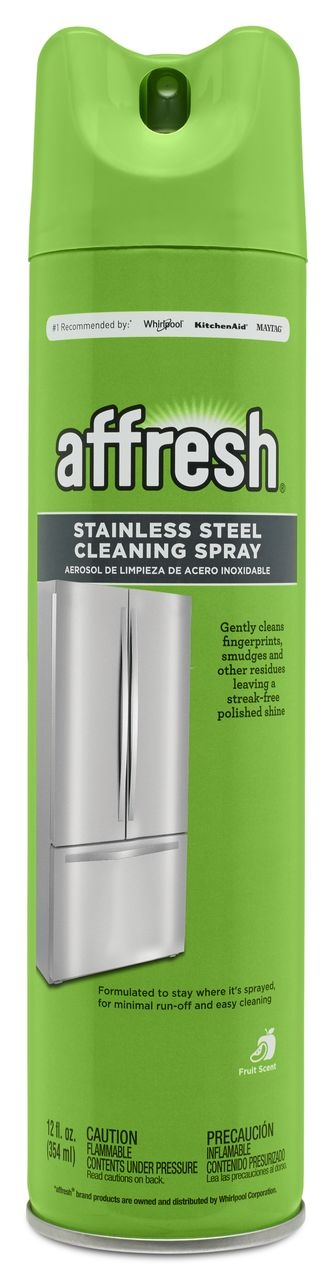 slide 1 of 1, Affresh Stainless Steel Cleaner Spray, 12 oz