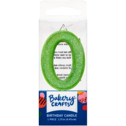 DecoPac Zero Birthday Candle Cake Decoration - Green