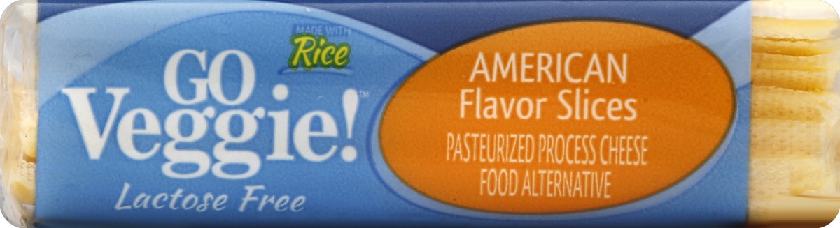 slide 2 of 5, GO VEGGIE Cheese Food Alternative, Pasteurized Process, American Flavor, Slices, 12 ct