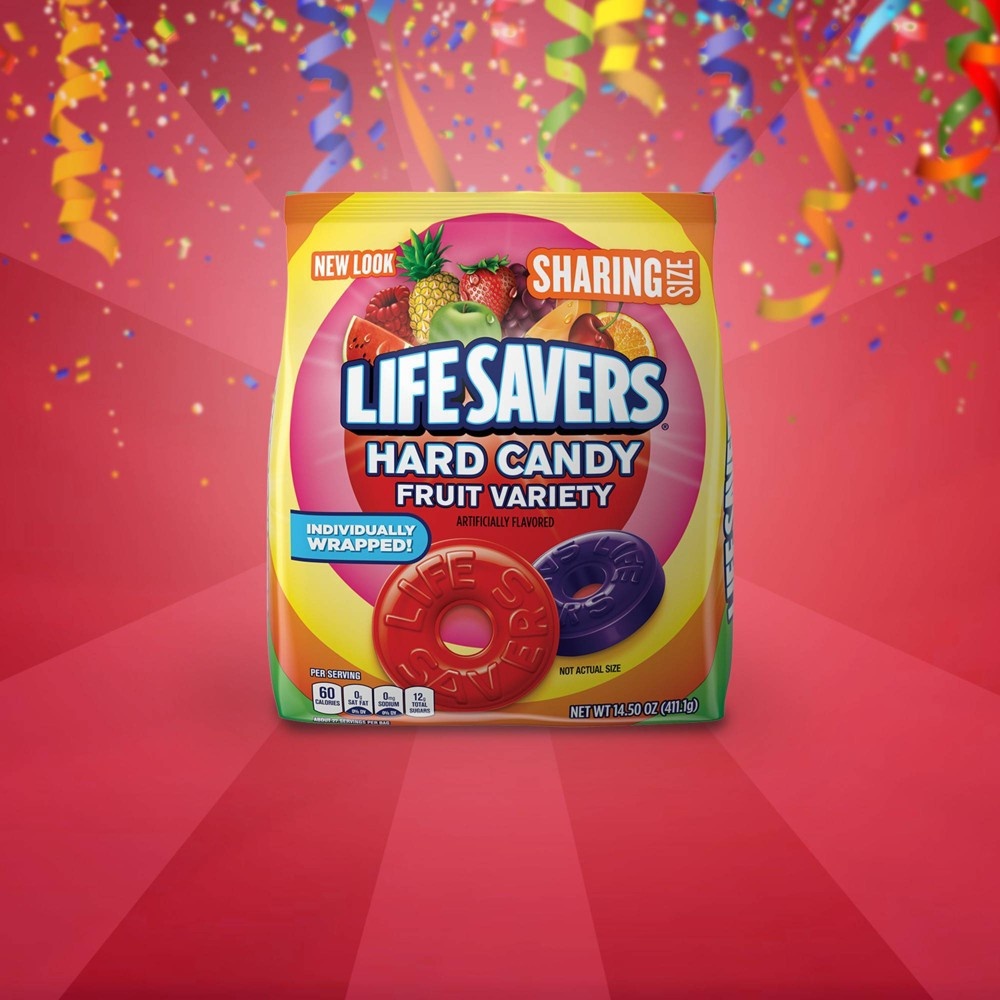 slide 2 of 5, Life Savers Hard Candy Fruit Variety Sharing Size, 14.5 oz
