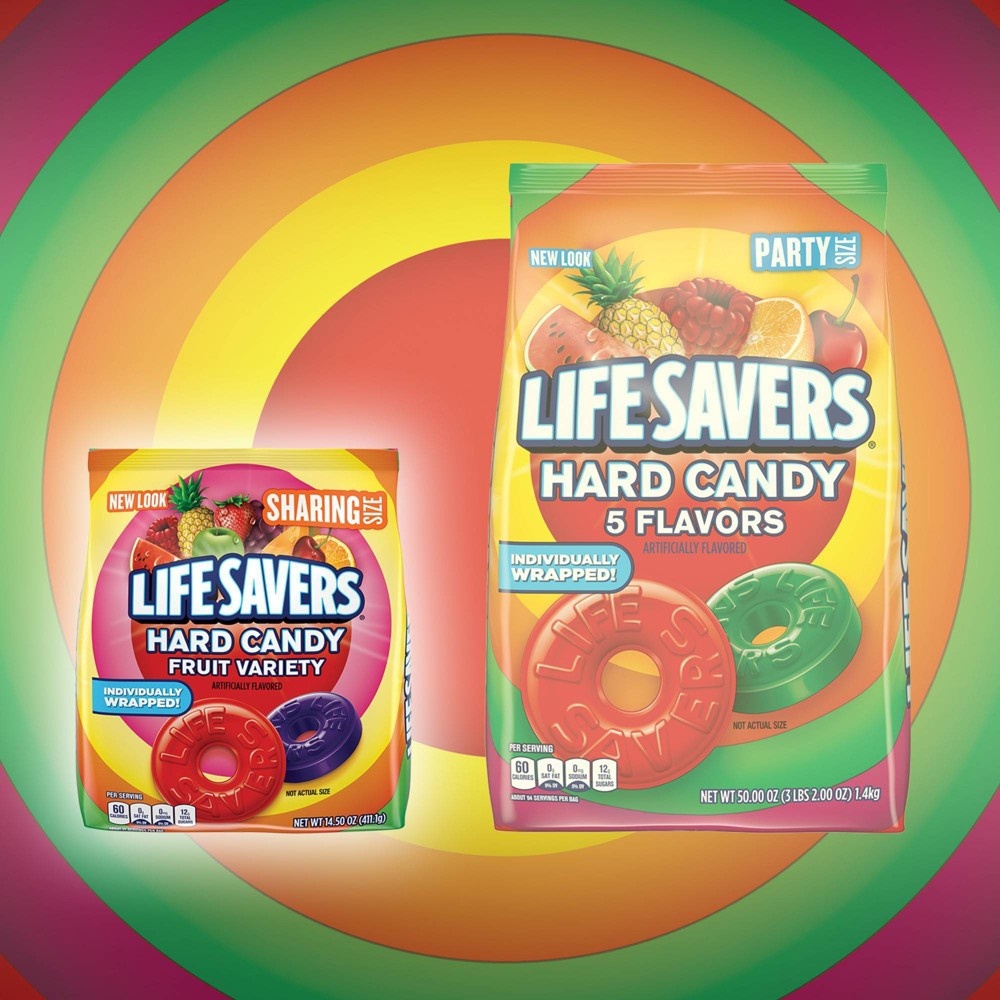 slide 3 of 5, Life Savers Hard Candy Fruit Variety Sharing Size, 14.5 oz