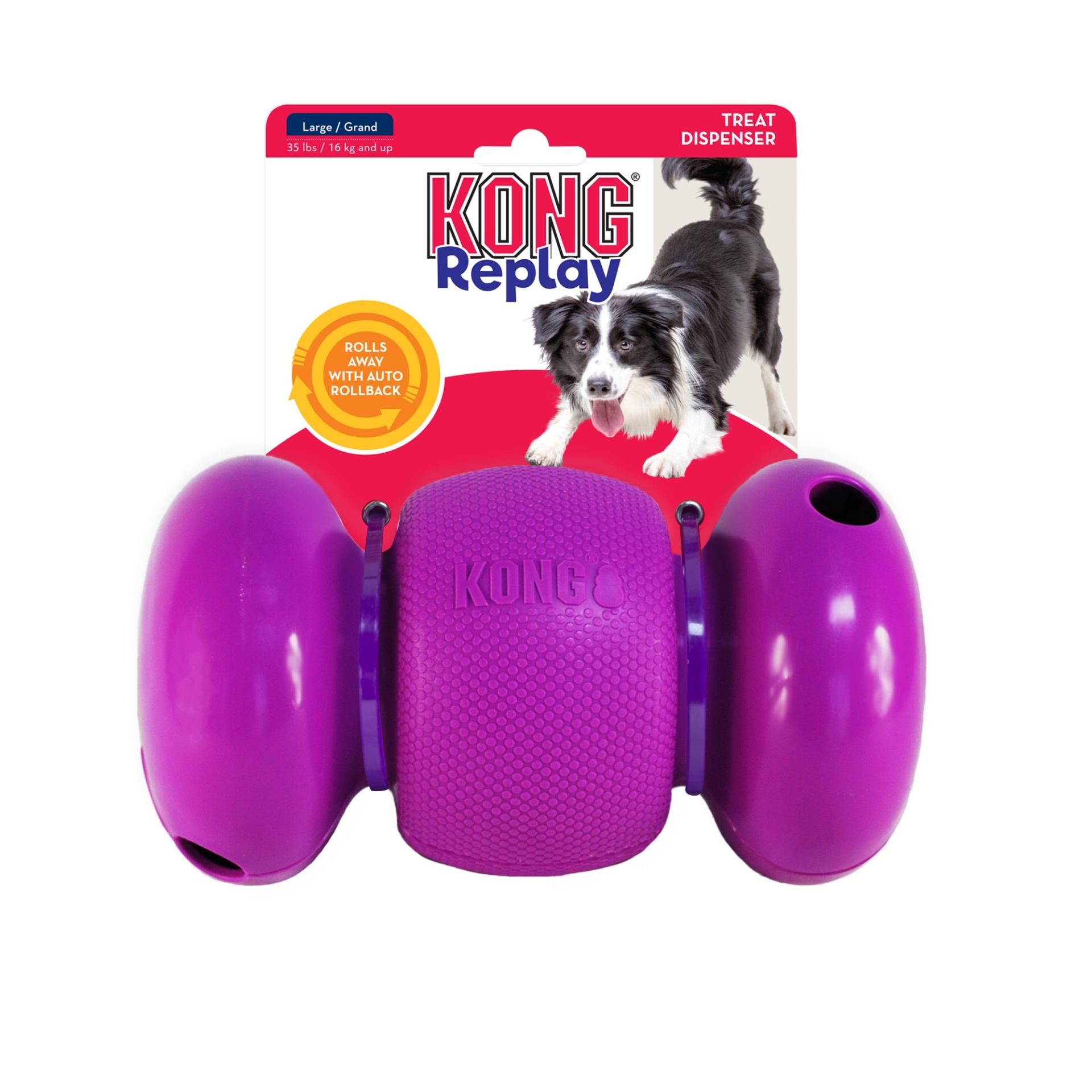 slide 1 of 1, KONG RePlay Treat Dog Toys, LG